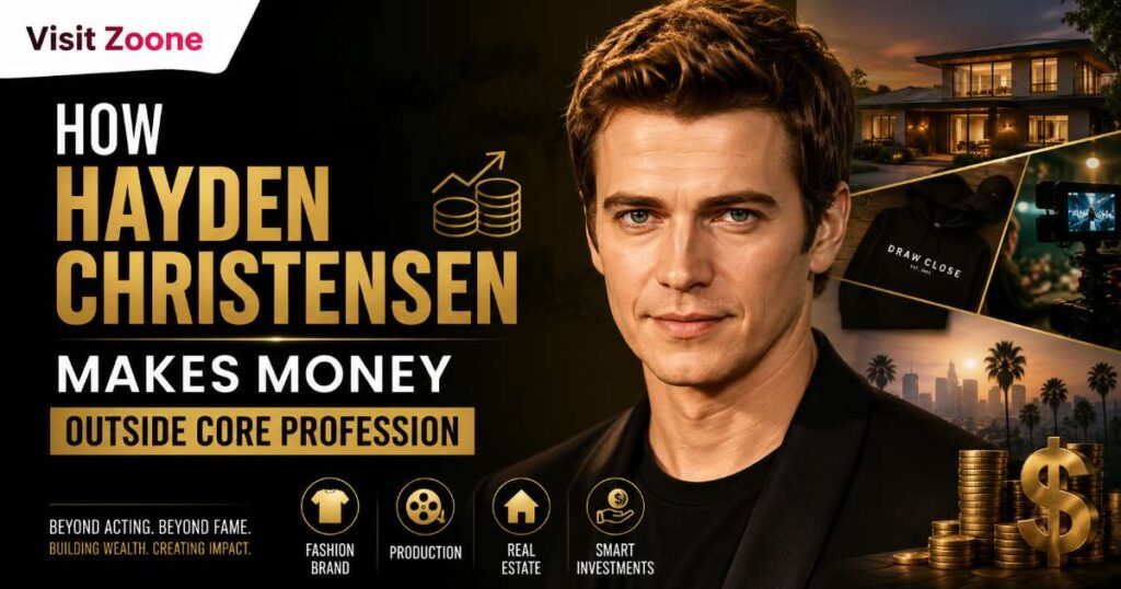 Hayden Christensen Makes Money Outside